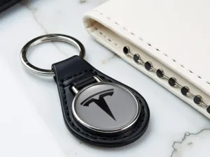 Tesla Key Chains for Women Sturdy Leather Design Style